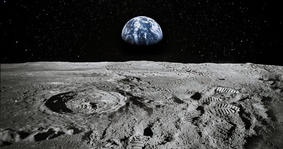 earth from moon